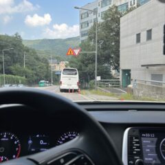 산길 주차 이제 잘하죠!